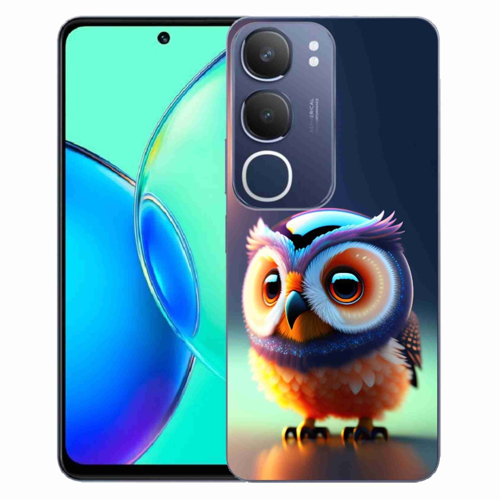 Zselés borítás mmCase a Vivo Y19s készülékhez - bagoly