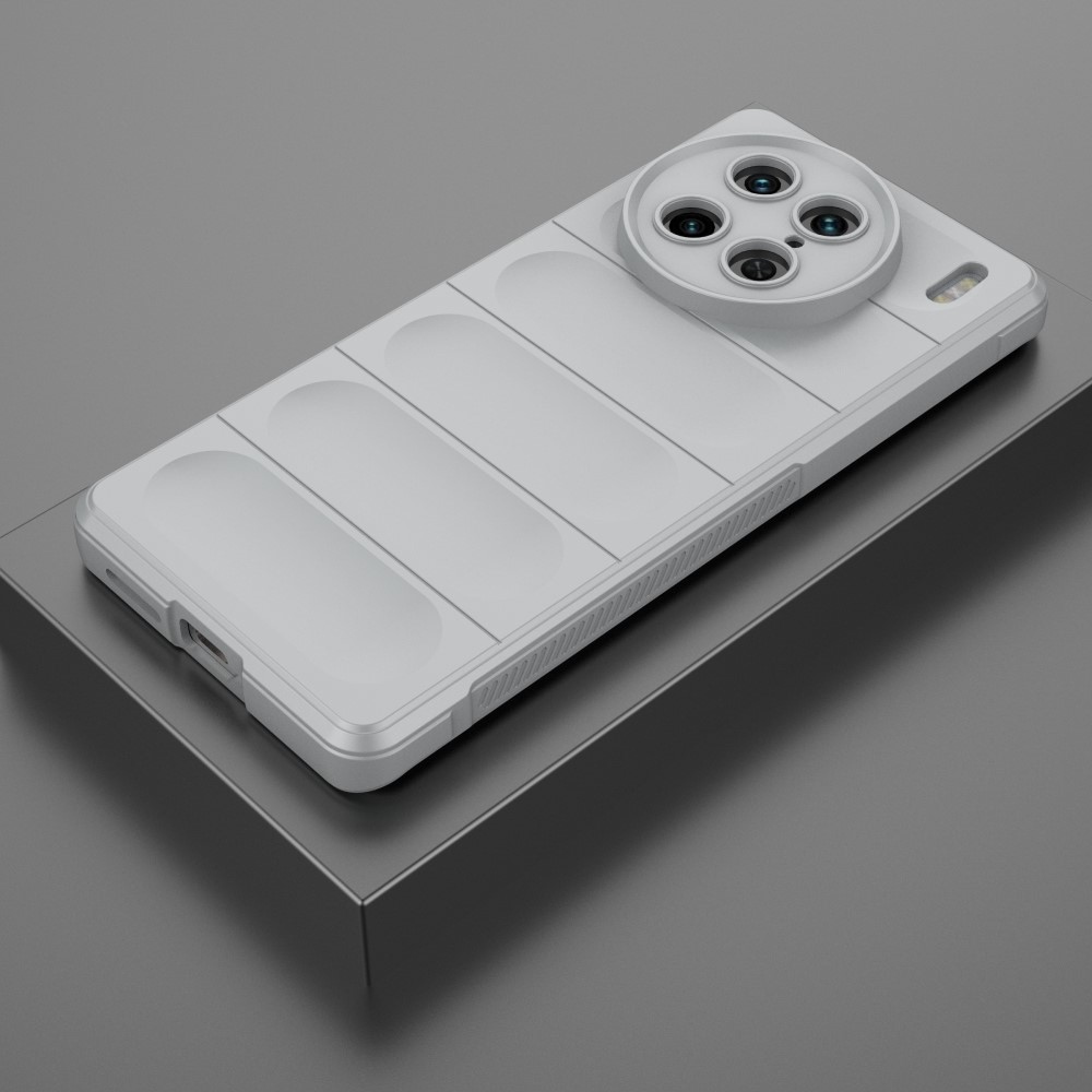 Rugg tartós gél tok a Vivo X90 Pro készülékhez - világosszürke