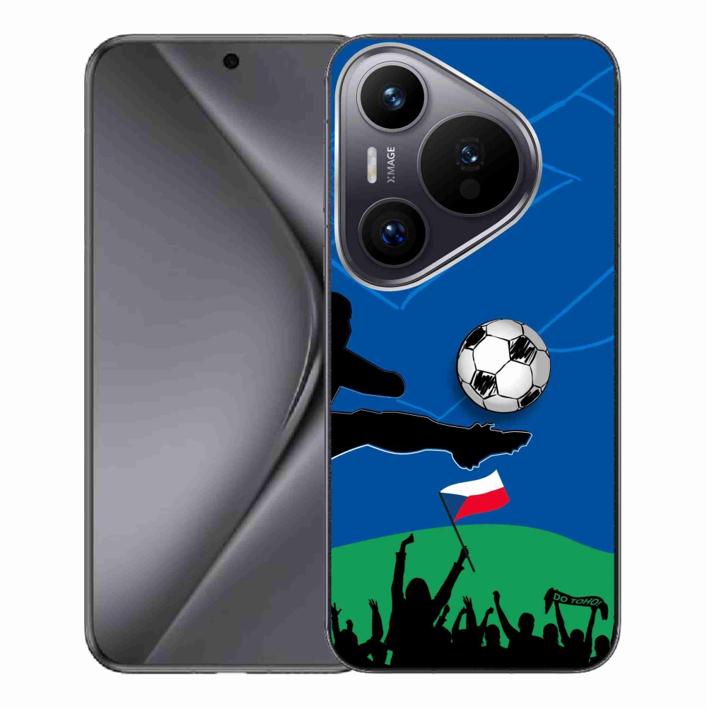 Zselés borítás mmCase a Huawei Pura 70 Pro-n - futballszurkolók