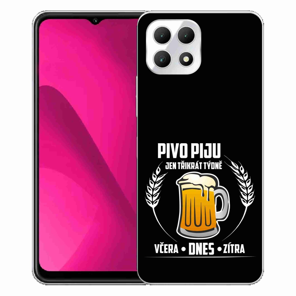 Gél borítás mmCase a T-Mobile T Phone 2 készülékhez - sör motívum fekete háttér