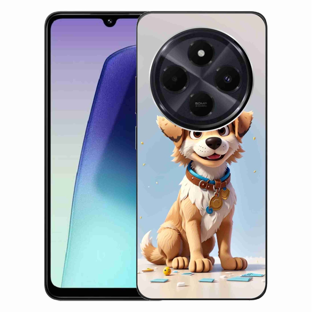 Gél borítás mmCase a Xiaomi Redmi 14C/Poco C75 számára - rajzfilm kiskutya