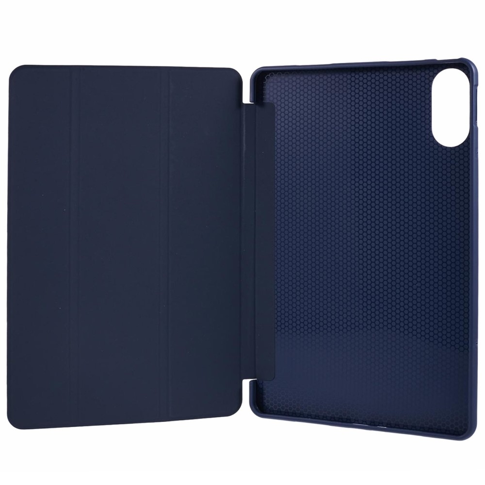 Összecsukható intelligens záró tok Xiaomi Redmi Pad Pro 4G/5G tablethez - sötétkék