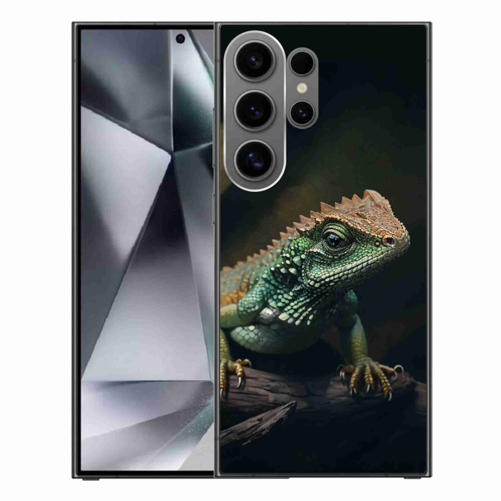 Zselés borítás mmCase Samsung Galaxy S24 Ultra készülékhez - gyík