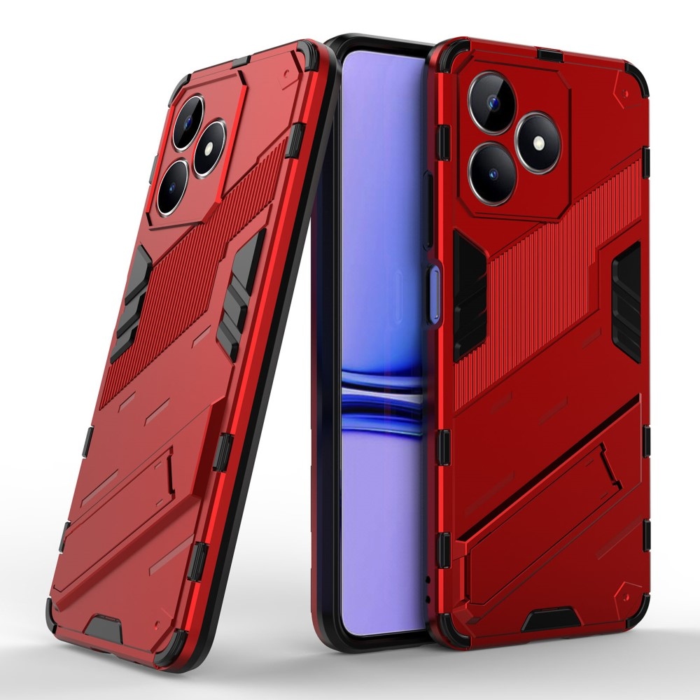 Tartós borítás a Realme C51/C53 készülékhez - piros színű