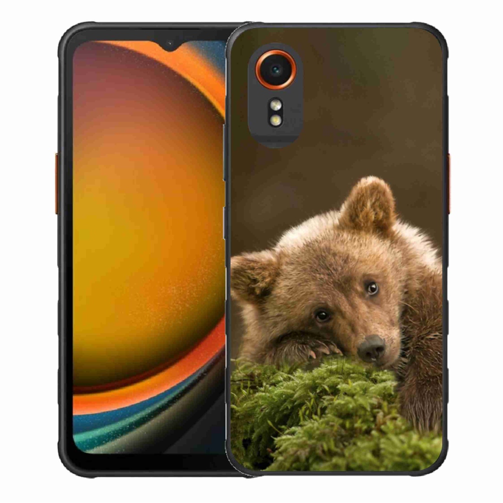 Gél borítás mmCase Samsung Galaxy Xcover 7 - medve számára