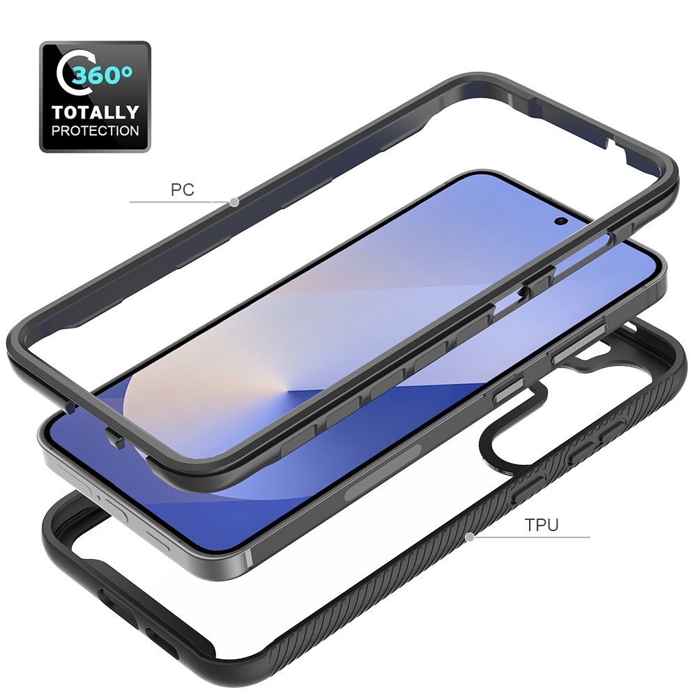 Anti-Drop 2in1 tartós borítás Samsung Galaxy S25+ készülékhez - fekete