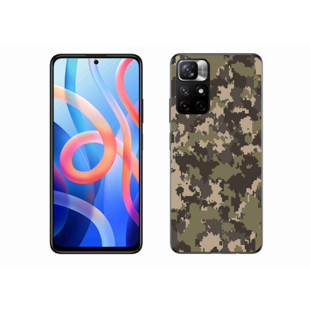 Gél borítás mmCase a Xiaomi Redmi Note 11S 5G-hez - terepszínű minta 12