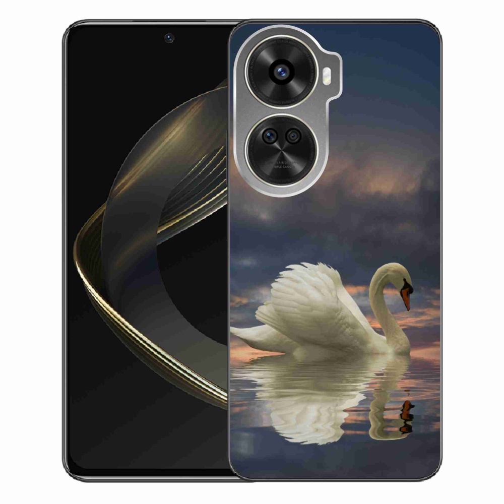 Gél borítás mmCase a Huawei Nova 12 SE számára - hattyú