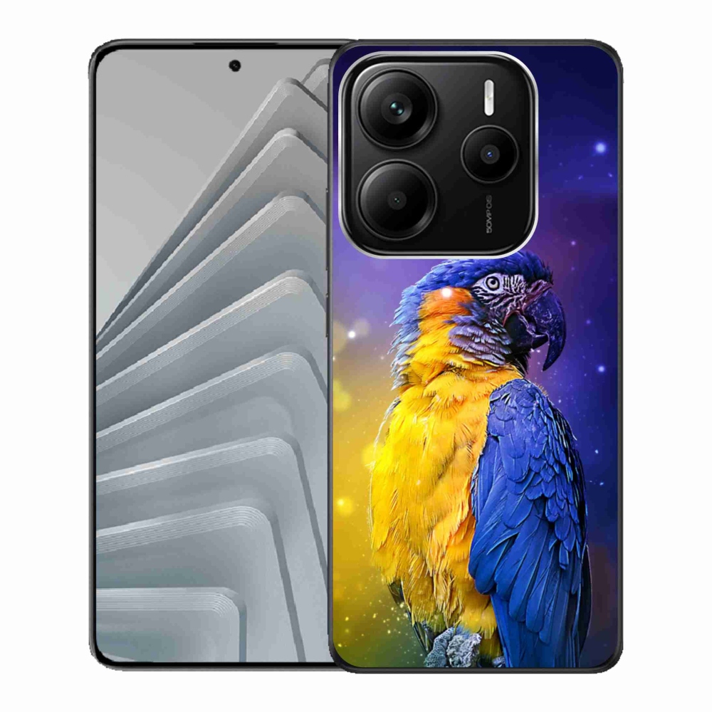 Gél borítás mmCase a Xiaomi Redmi Note 14 5G-hez - papagáj ara 1