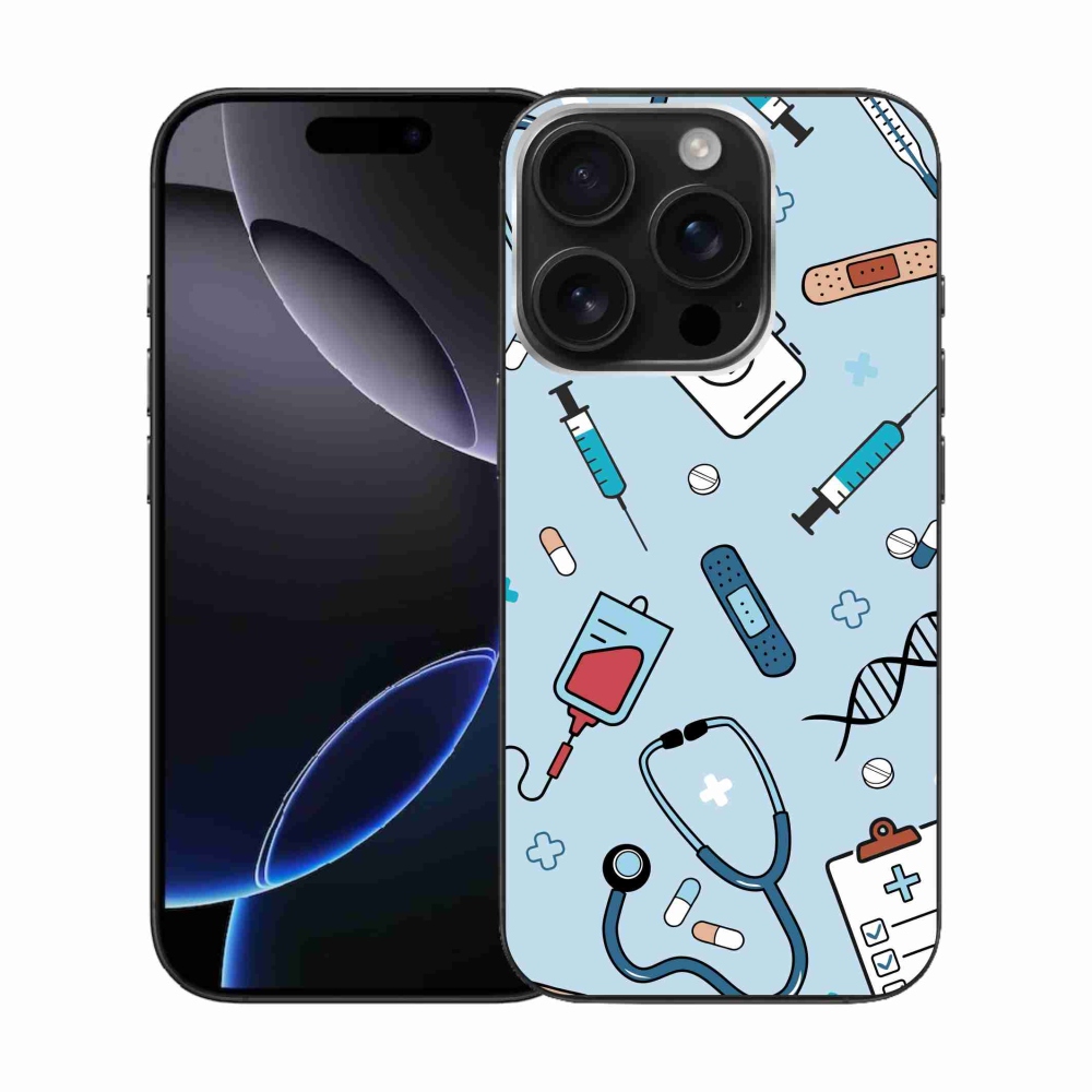 Zselés borítás mmCase iPhone 16 Pro készülékhez - egészség 1