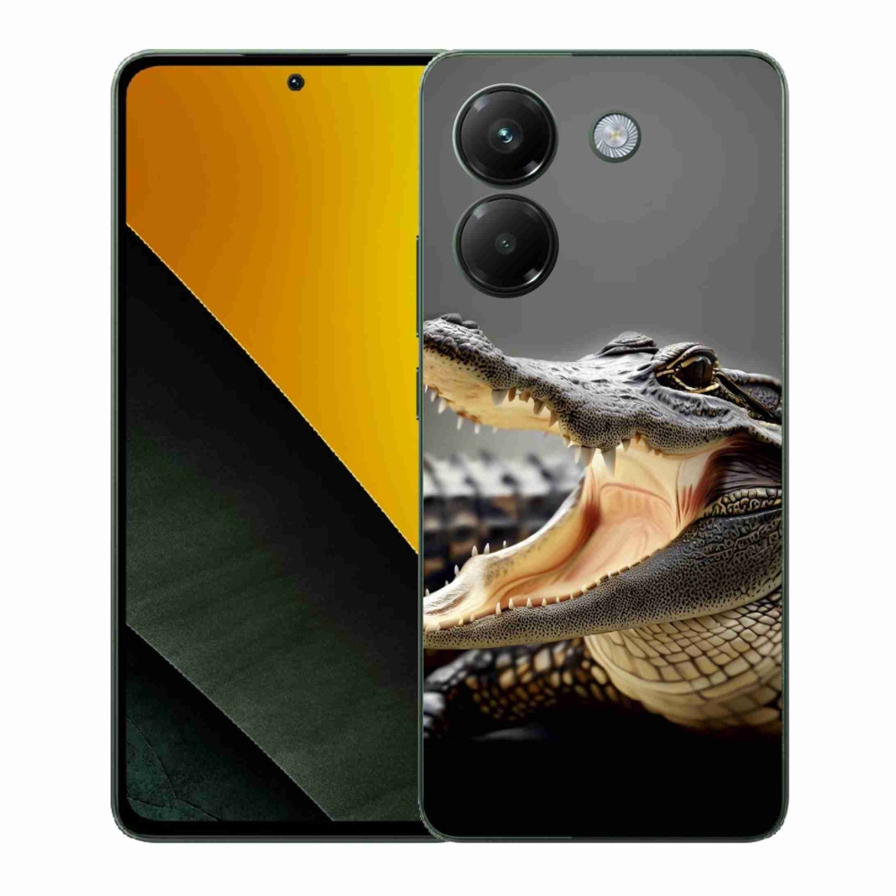 Gél borítás mmCase a Xiaomi Poco M7 Pro 5G-hez - krokodil