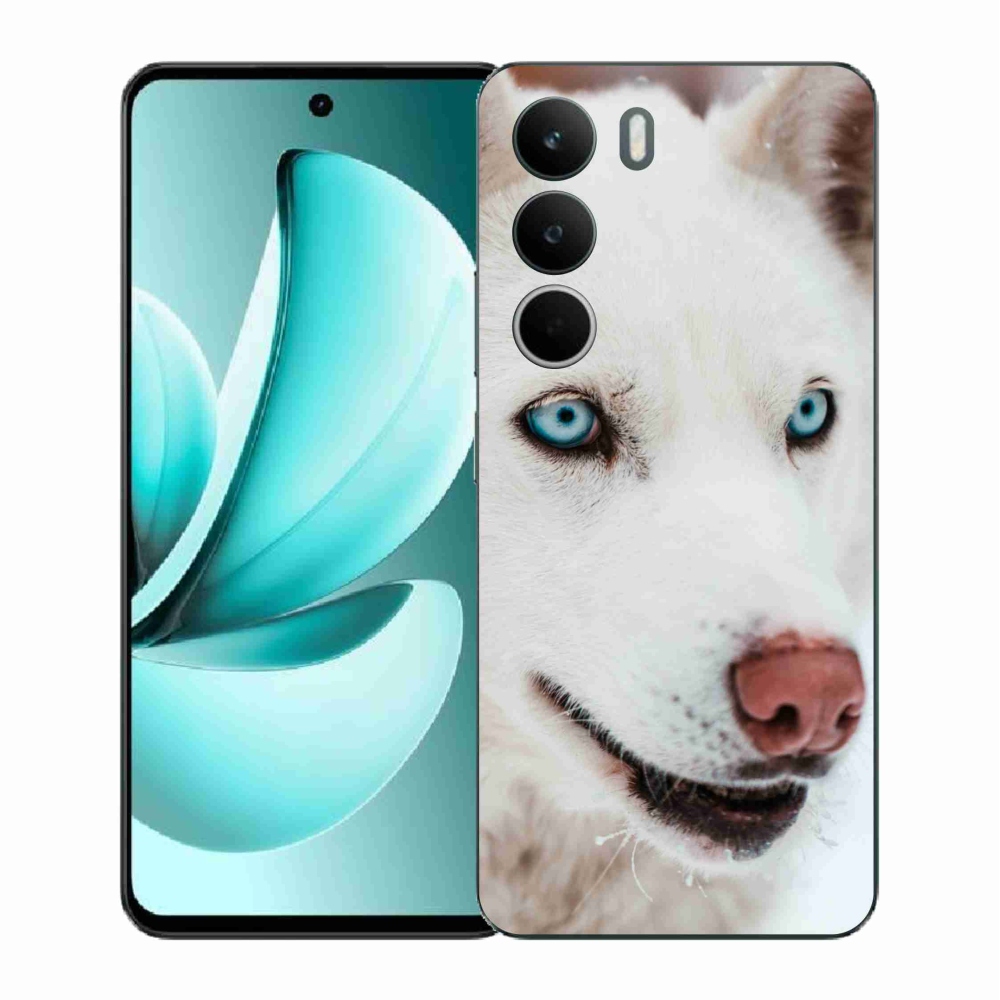 Zselés borítás mmCase a Realme C71 készülékhez - kutyaszemmel nézve