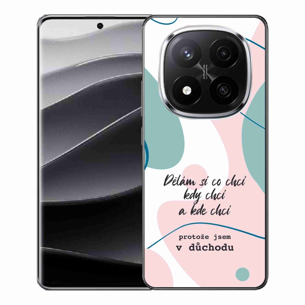 Gél borító mmCase a Xiaomi Redmi Note 14 Pro+ 5G számára - vicces szöveg 10 fehér háttérrel