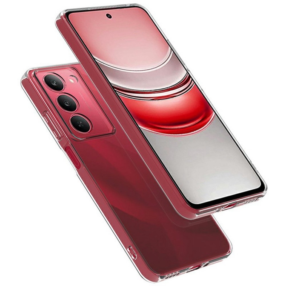 Átlátszó gél tok a Realme 14x 5G készülékhez - átlátszó