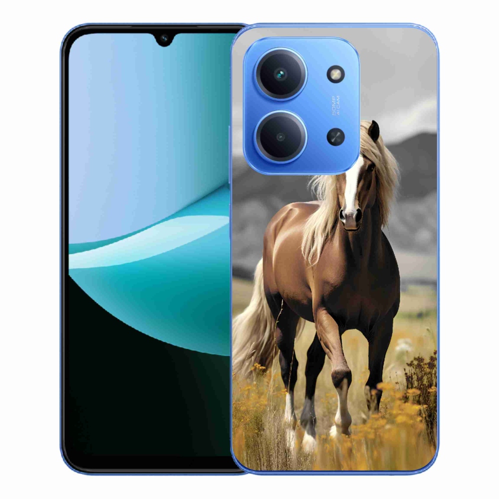 Gél borítás mmCase a Xiaomi Redmi 15C 4G/5G (173mm) - barna ló 1