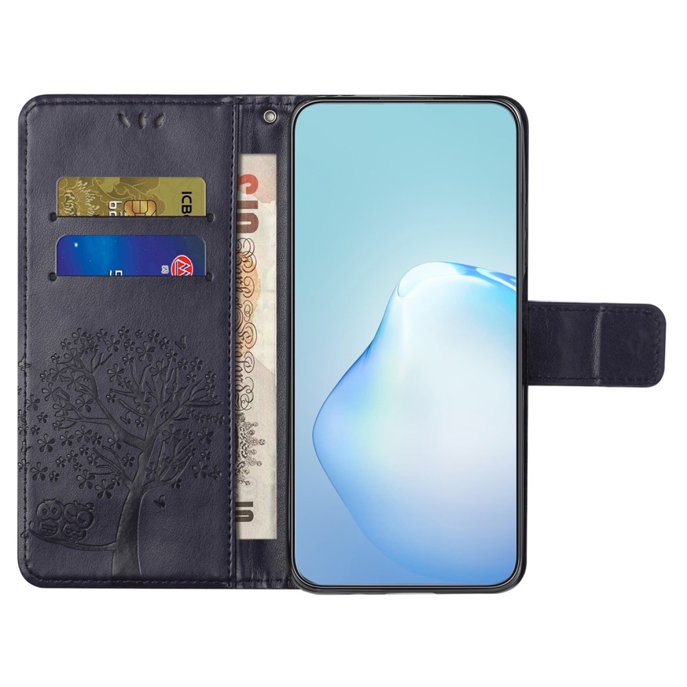 Fa könyvtáska a Honor 200 Lite 5G-hez - sötétlila