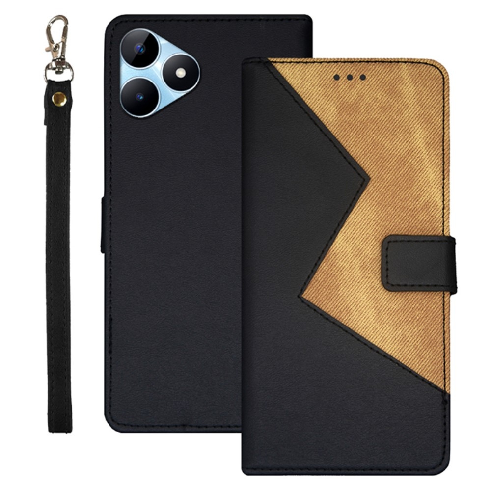 IDEWEI könyvtáska Realme Note 50 készülékhez - fekete