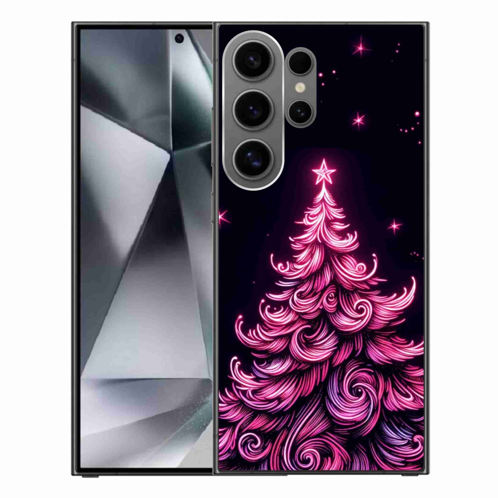 Gél borítás mmCase Samsung Galaxy S24 Ultra - neon karácsonyfa 2