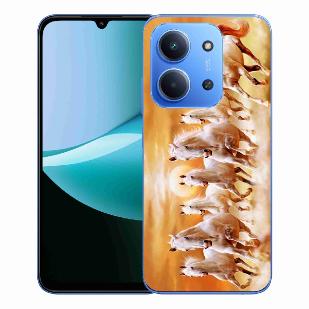 Gél borítás mmCase a Xiaomi Redmi 15C 4G/5G (173mm) - lovak 2