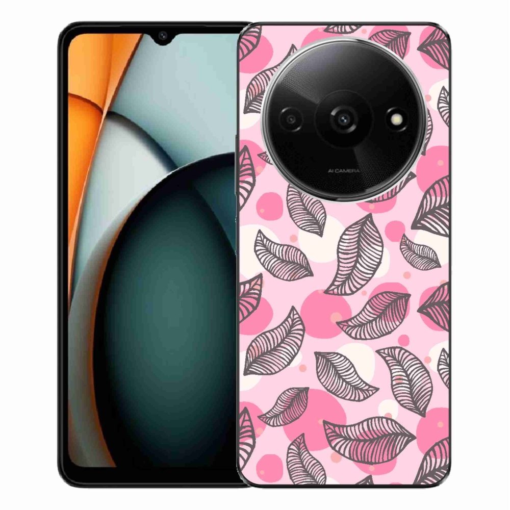 Gél borítás mmCase a Xiaomi Redmi A3-hoz - rajzfilmes hulló levelek