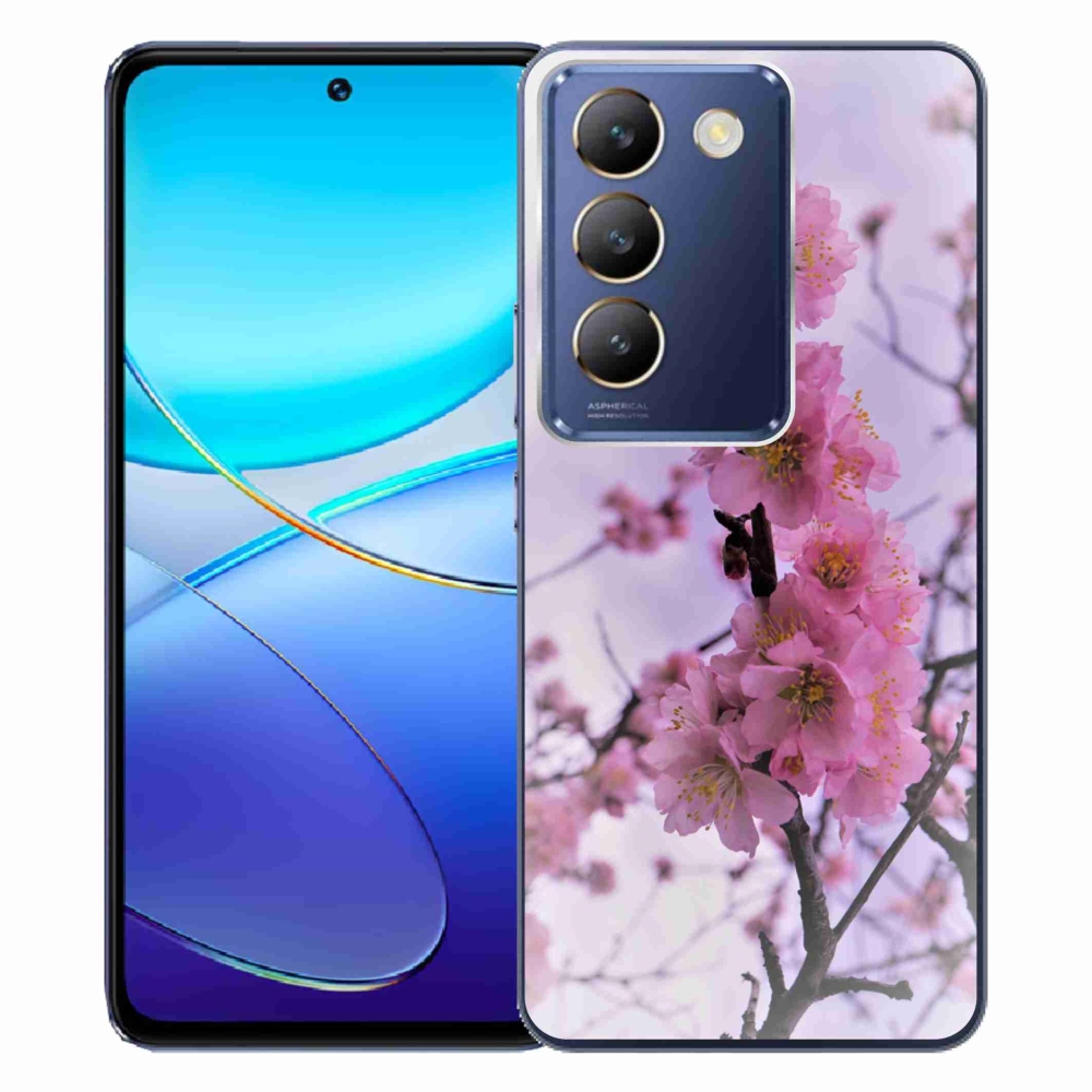 Gél borító mmCase a Vivo V40 SE 4G/5G-hez - virágok 7