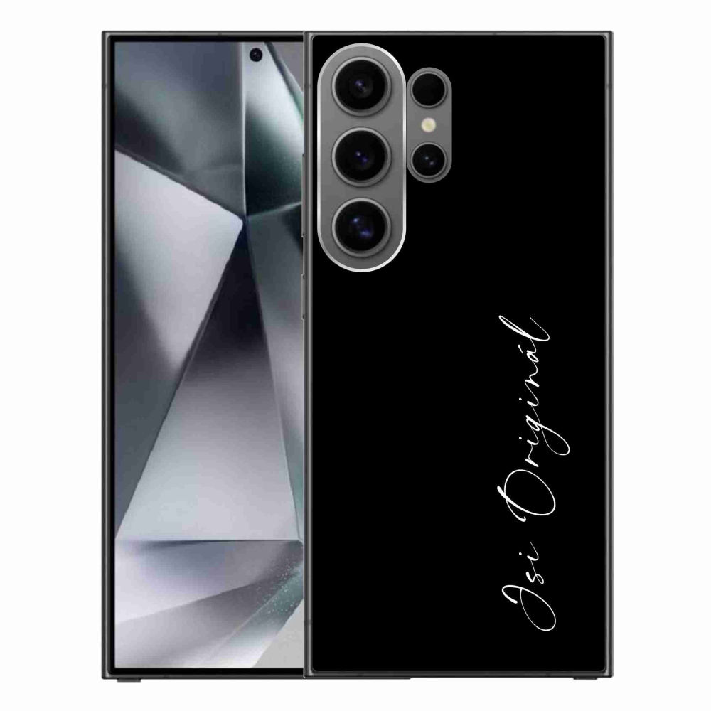 Gél borító mmCase Samsung Galaxy S24 Ultra - te vagy az eredeti fekete háttér