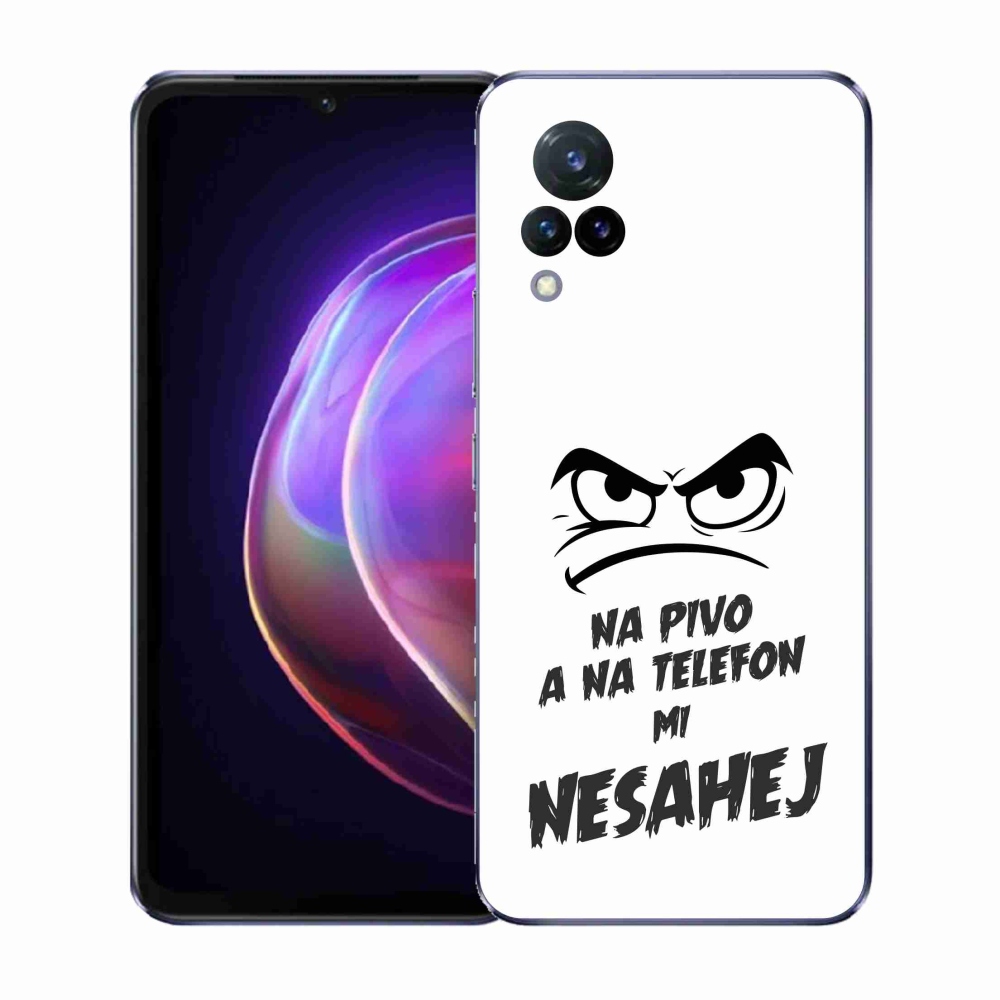 Gél borítás mmCase a Vivo V21 4G/5G készülékhez - sör motívum 2 fehér háttérrel