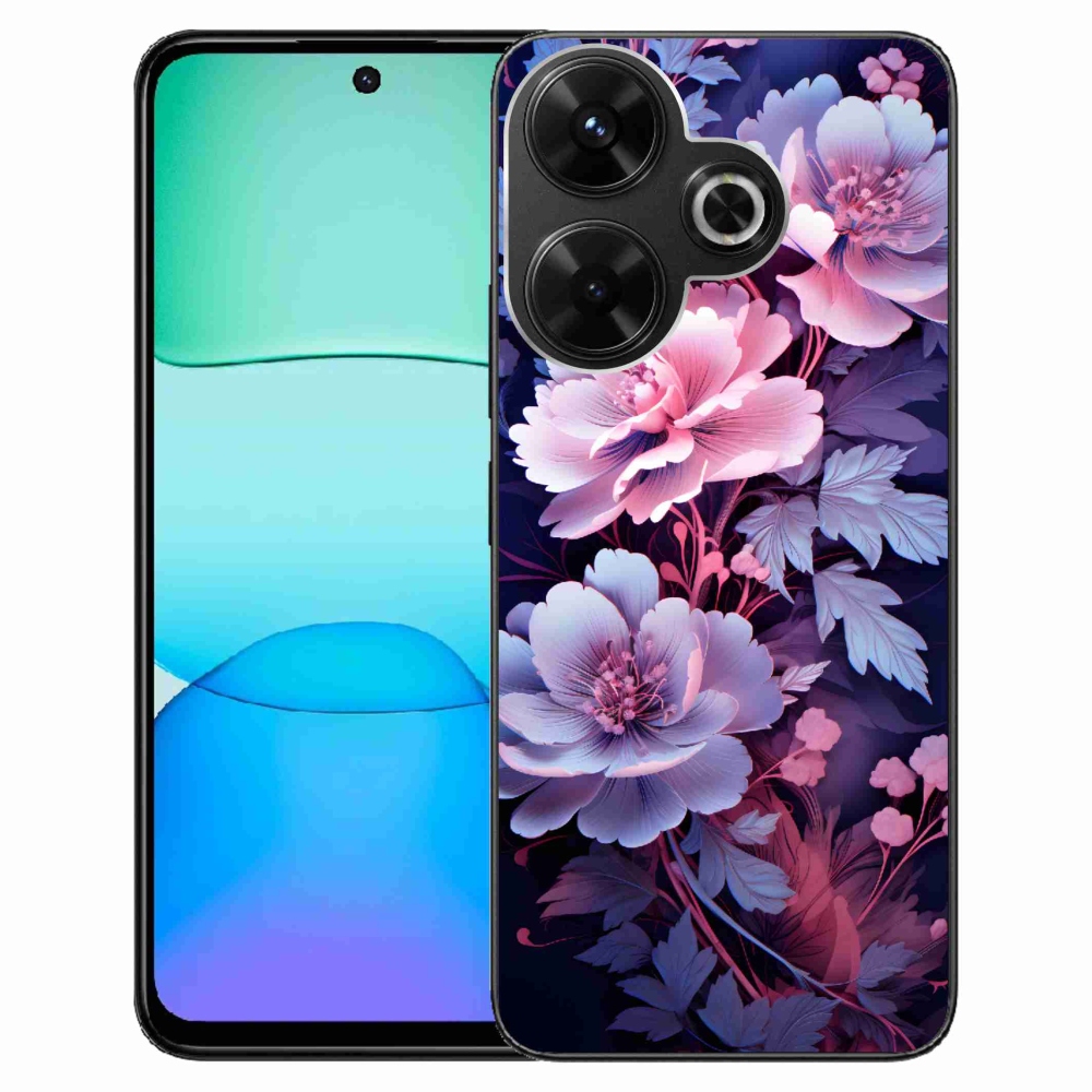 Gél borítás mmCase a Xiaomi Redmi 13 4G/Poco M6 4G - virágok 11