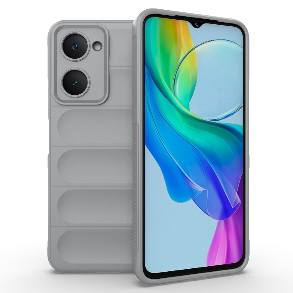 Rugg tartós zselés tok a Vivo Y28s 5G készülékhez - világosszürke