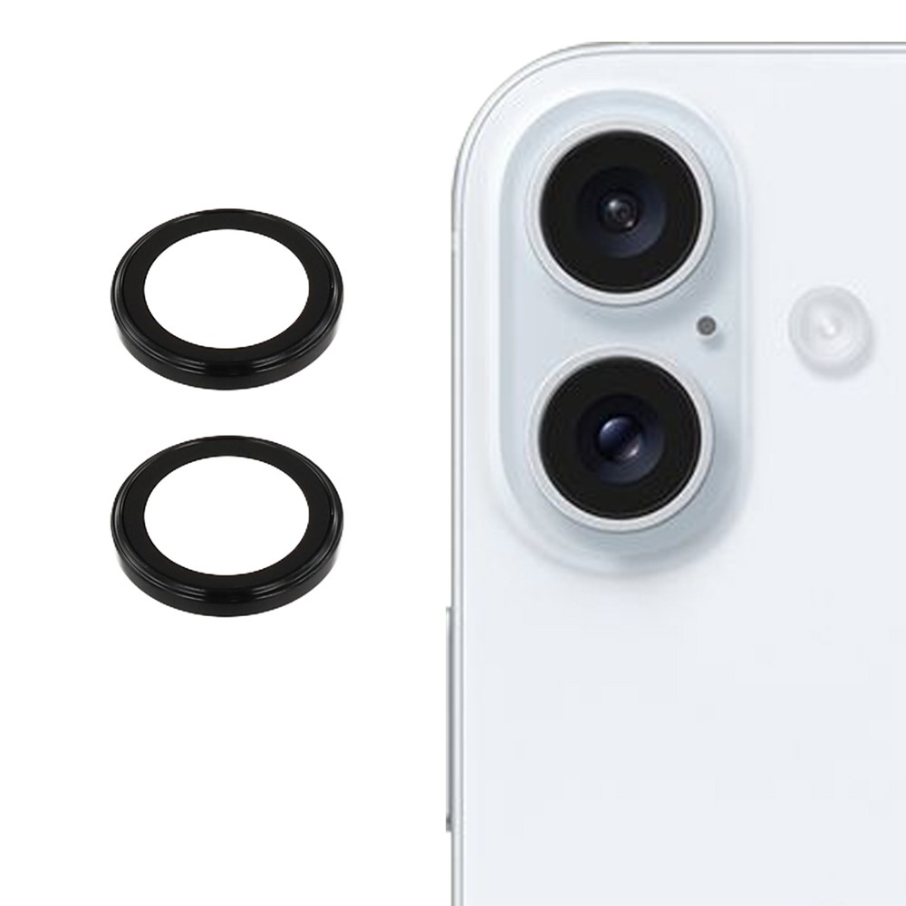 Ultra HD kamera lencse üveg iPhone 17-hez (különálló szemüveg) - fekete