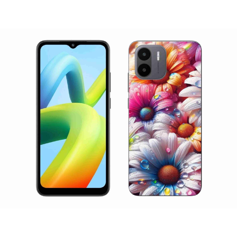Gél borítás mmCase a Xiaomi Redmi A1/Redmi A2 készülékhez - színes százszorszépek