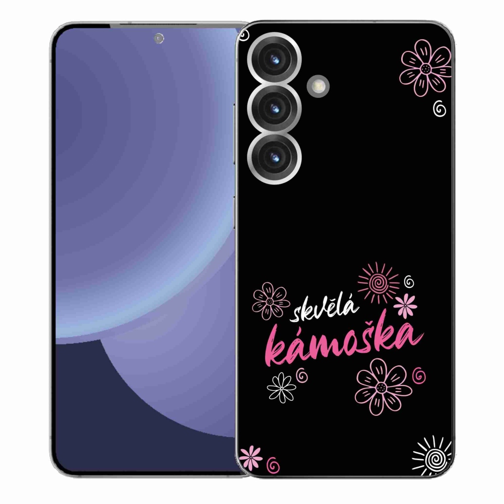 Gél borító mmCase Samsung Galaxy S25+ - nagyszerű haver fekete háttérrel