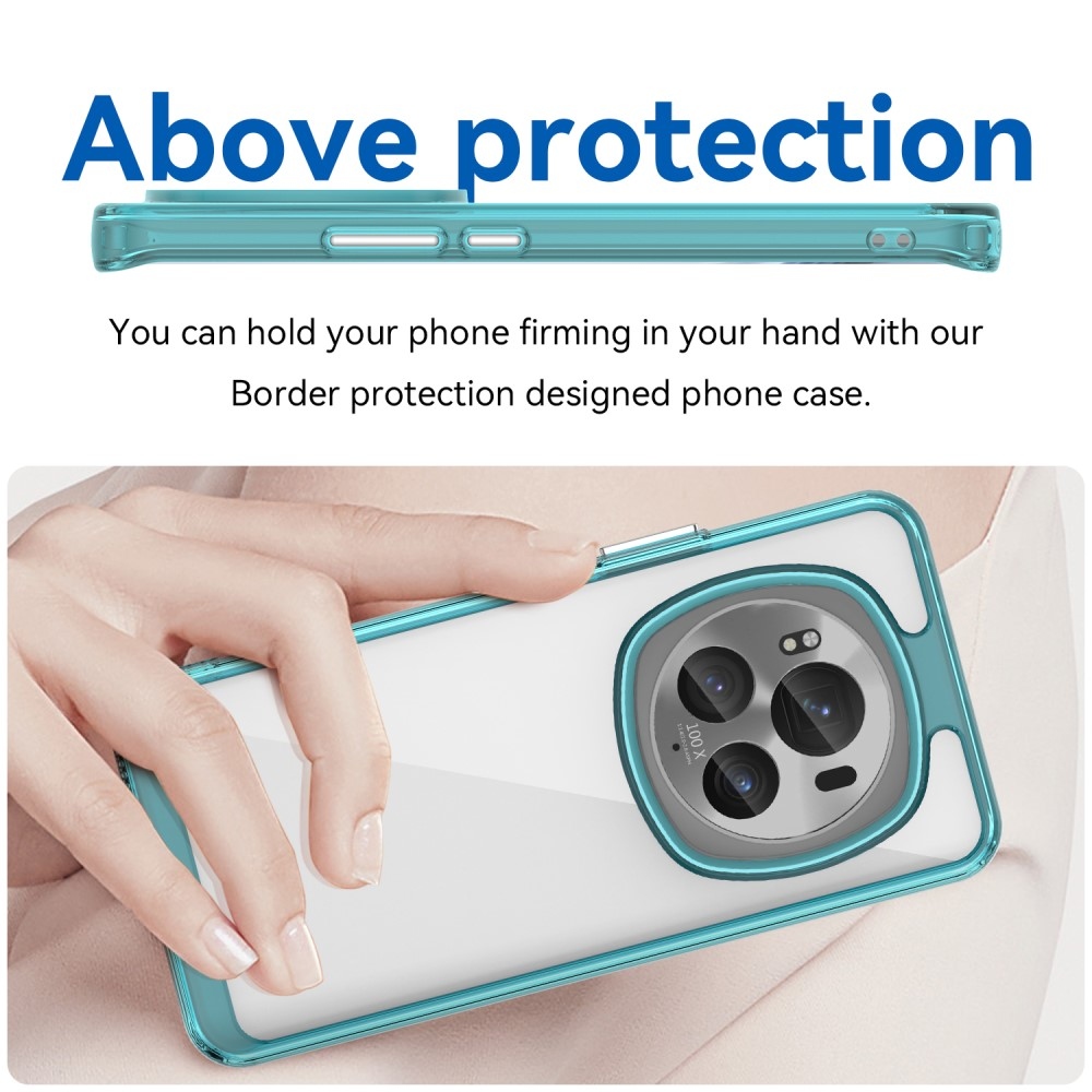 Gél tok fix hátlappal a Honor Magic 6 Pro 5G készülékhez - világoskék színben