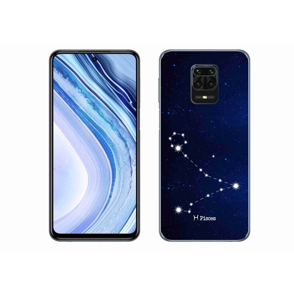 Gél borítás mmCase a Xiaomi Redmi Note 9 Pro számára - csillagkép Halak
