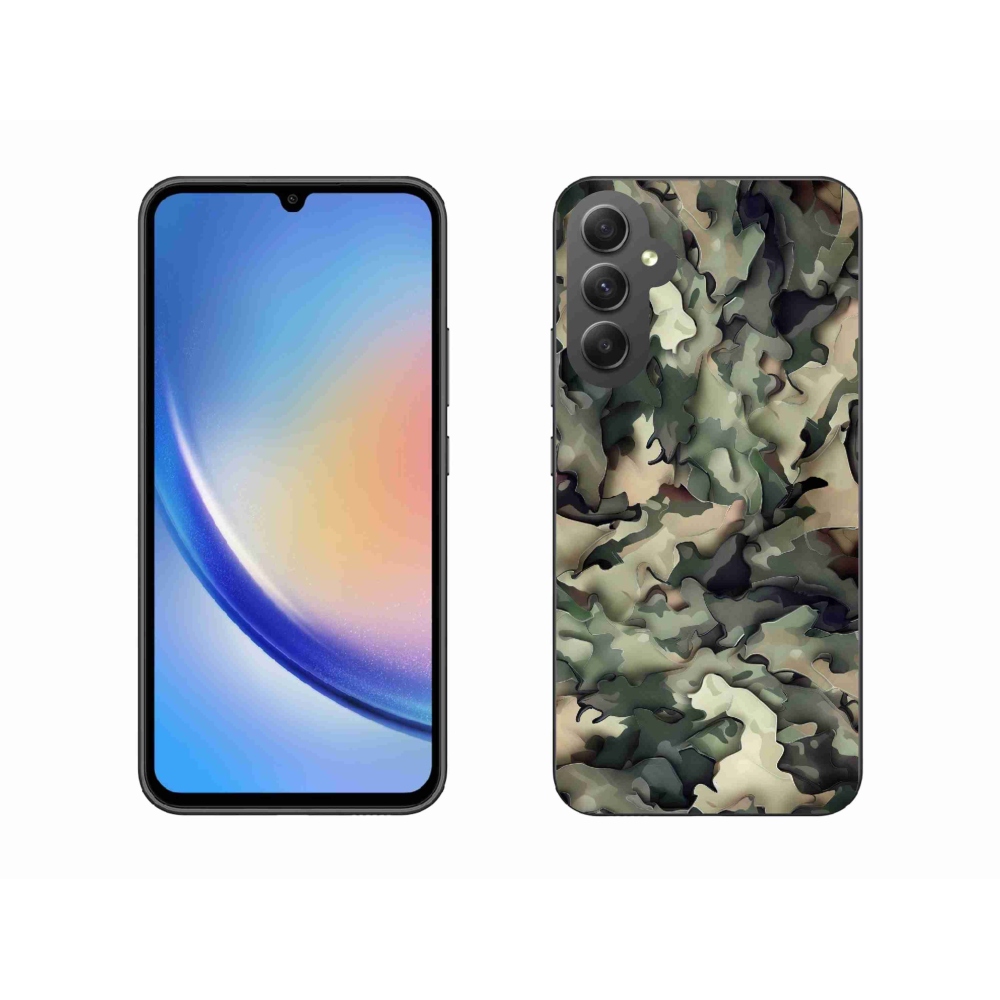 Gél védőhuzat mmCase Samsung Galaxy A34 5G - terepszínű minta 9