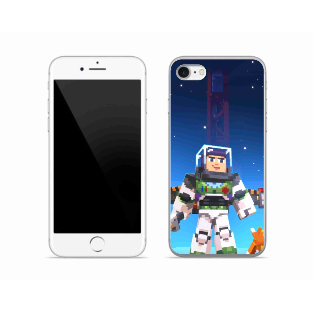 Zselés borítás mmCase iPhone SE (2020) - minecraft 2