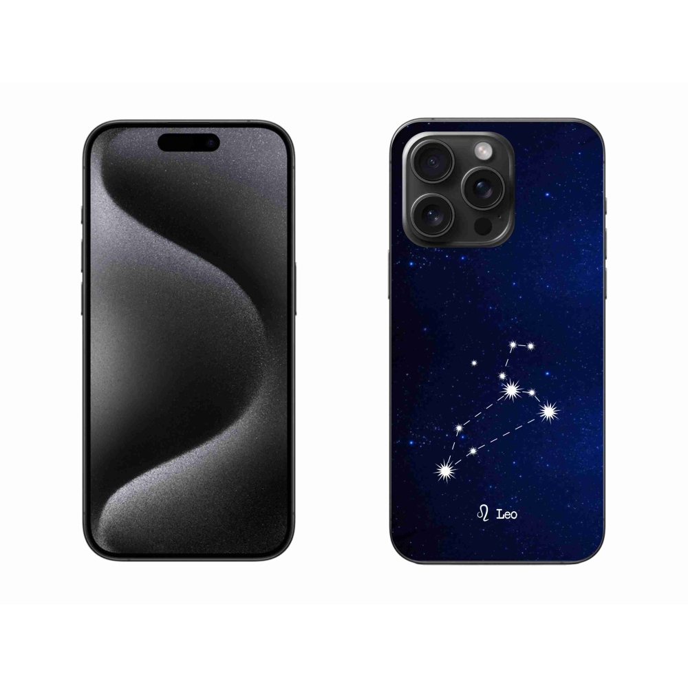 Gél borítás mmCase iPhone 15 Pro Max készülékhez - Lion Constellation
