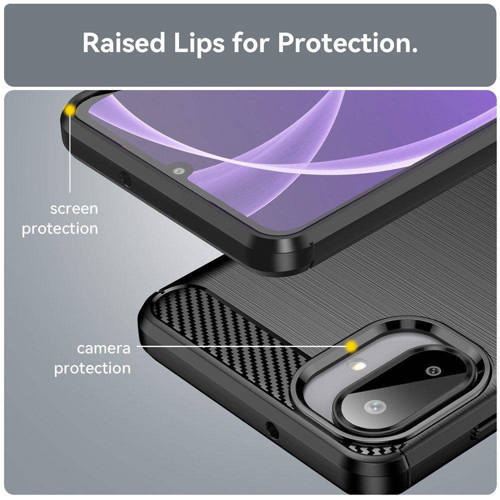 Szénálló zselés tok Samsung Galaxy A07 4G készülékhez - fekete