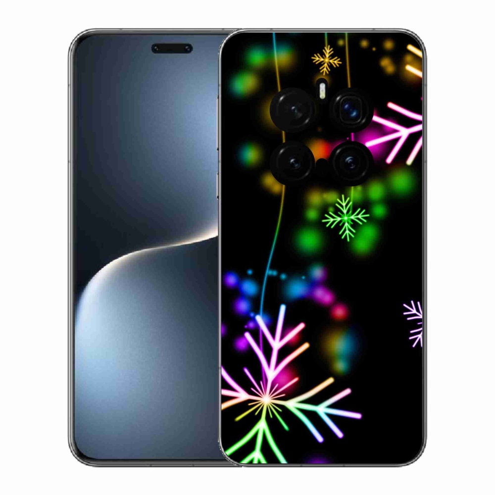Zselés borítás mmCase a Honor Magic 7 Pro 5G készülékhez - színes pelyhekkel