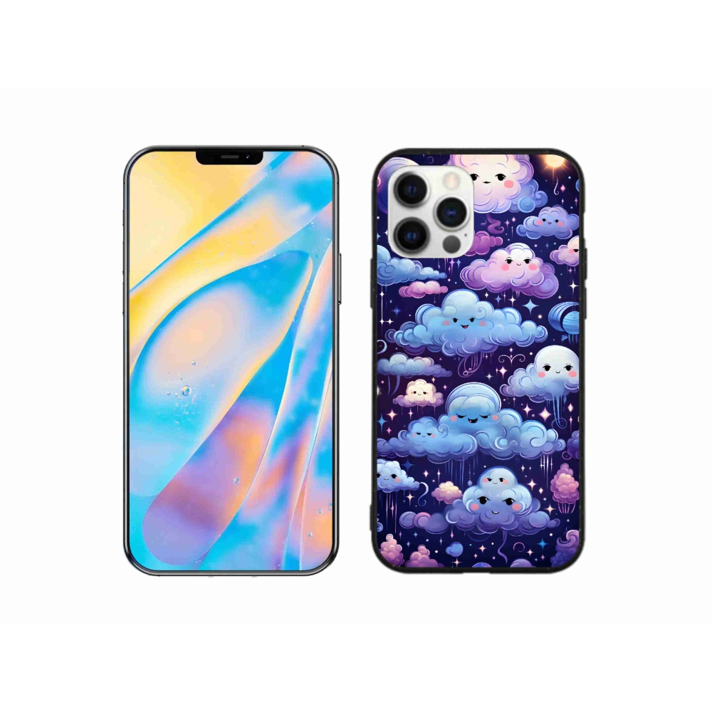 Zselés borítás mmCase iPhone 12 Pro készülékhez - felhők
