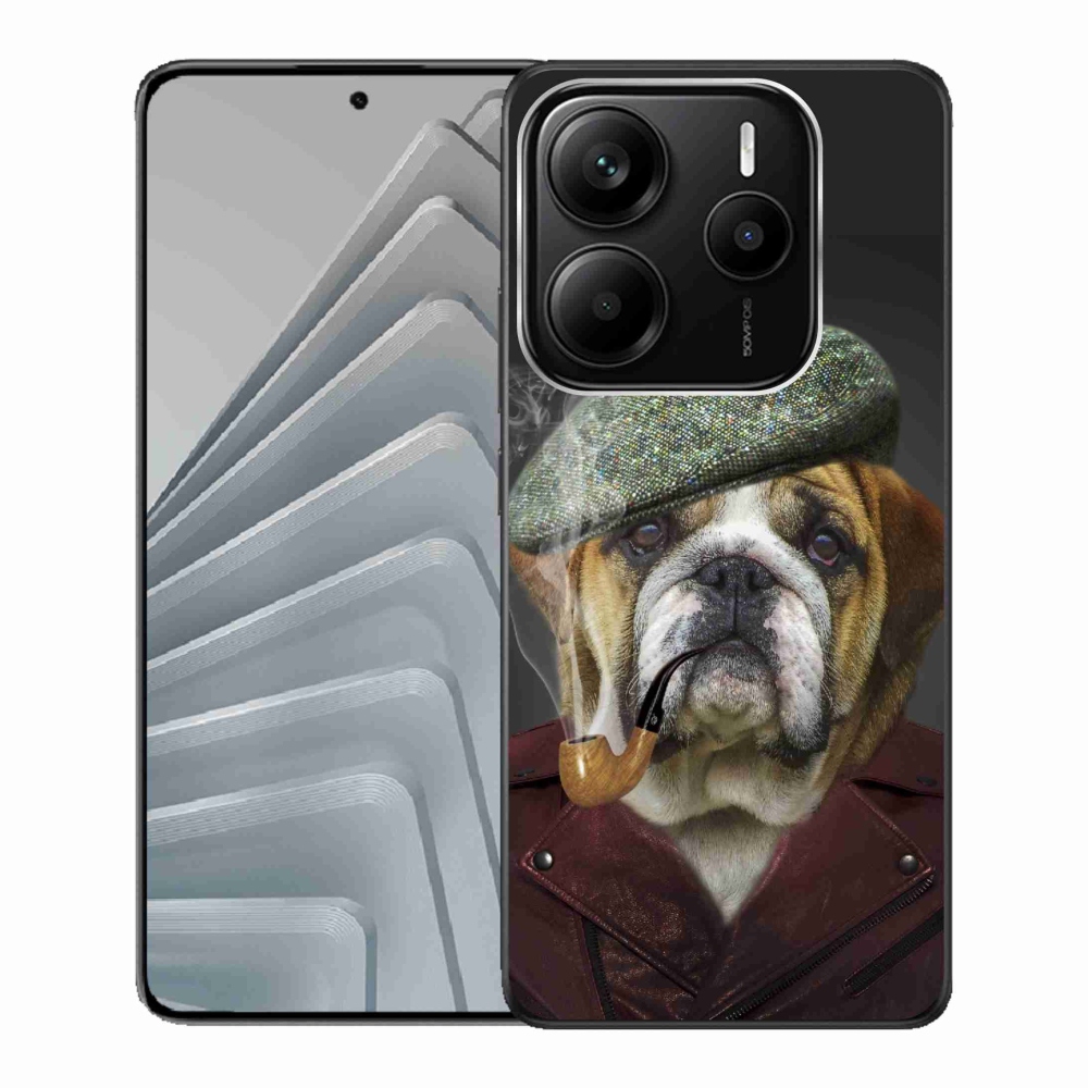 Gél borítás mmCase a Xiaomi Redmi Note 14 5G-hez - kutya csővel