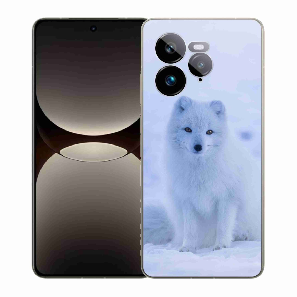 Zselés borítás mmCase a Realme GT 7 Pro 5G készülékhez - polár róka