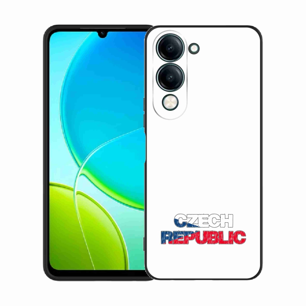 Gél borító mmCase a Vivo Y29s 5G - Csehország fehér háttérhez