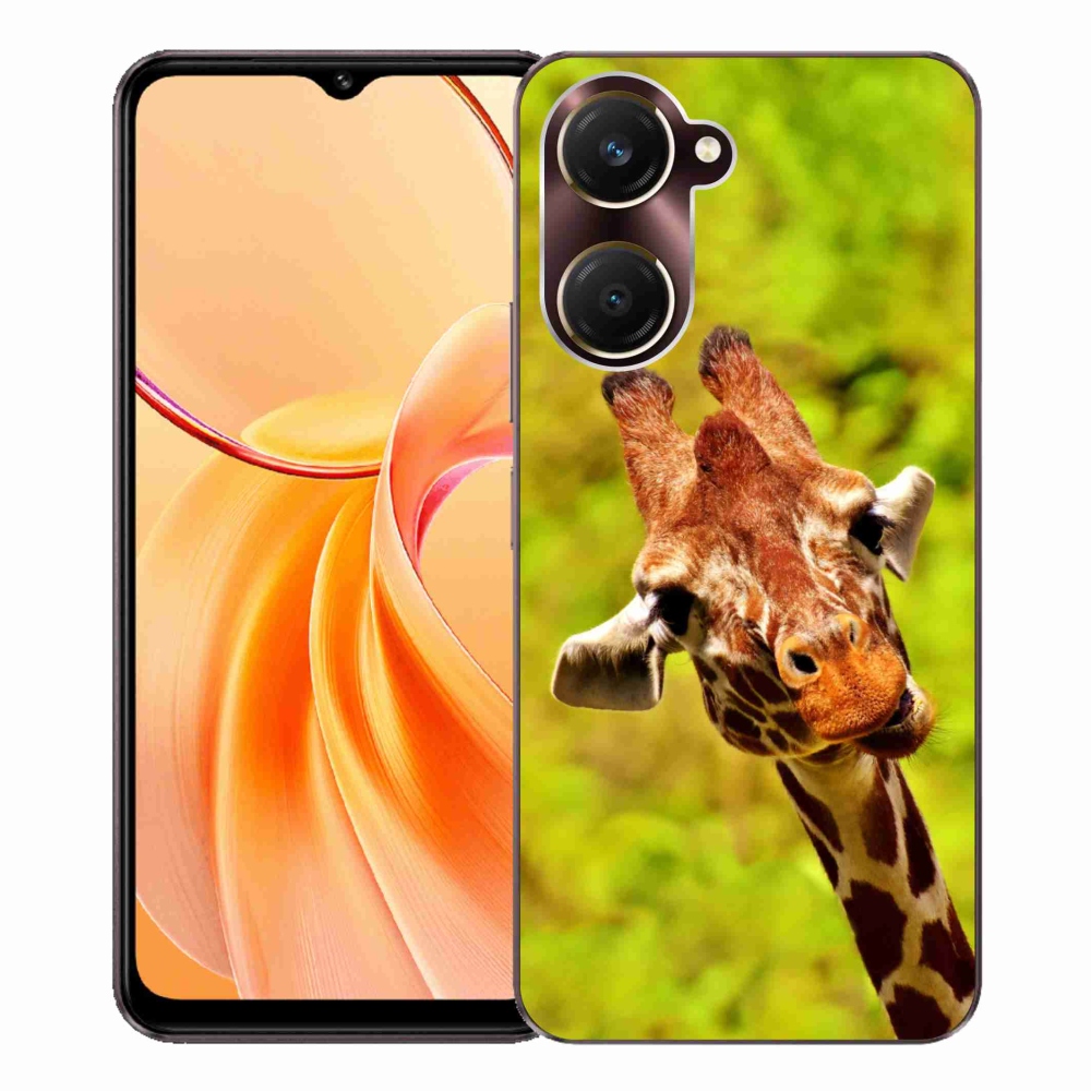 Zselés borítás mmCase a Vivo Y28s 5G készülékhez - zsiráf