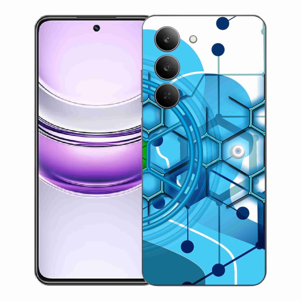 Gél borítás mmCase a Realme 14x 5G készülékhez - absztrakt minta 2