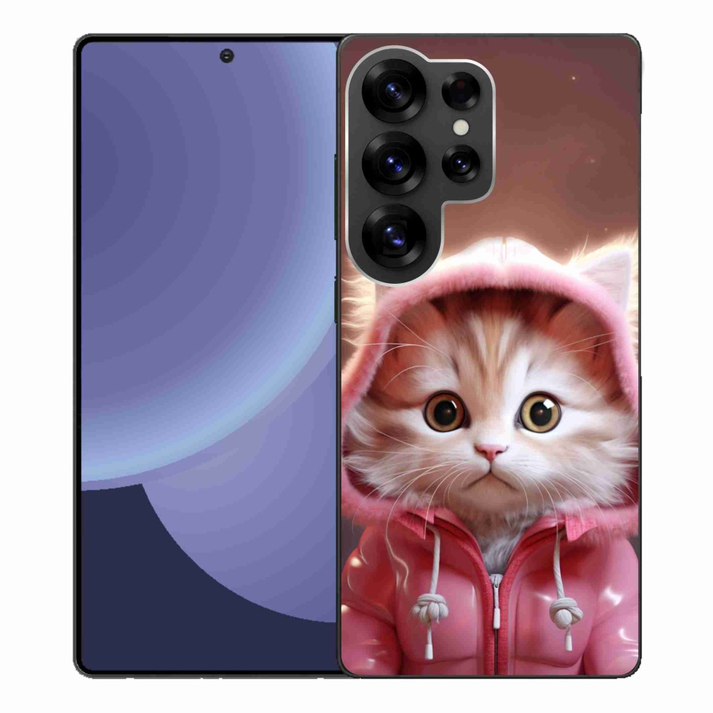 Gél borítás mmCase Samsung Galaxy S25 Ultra - aranyos cica 3