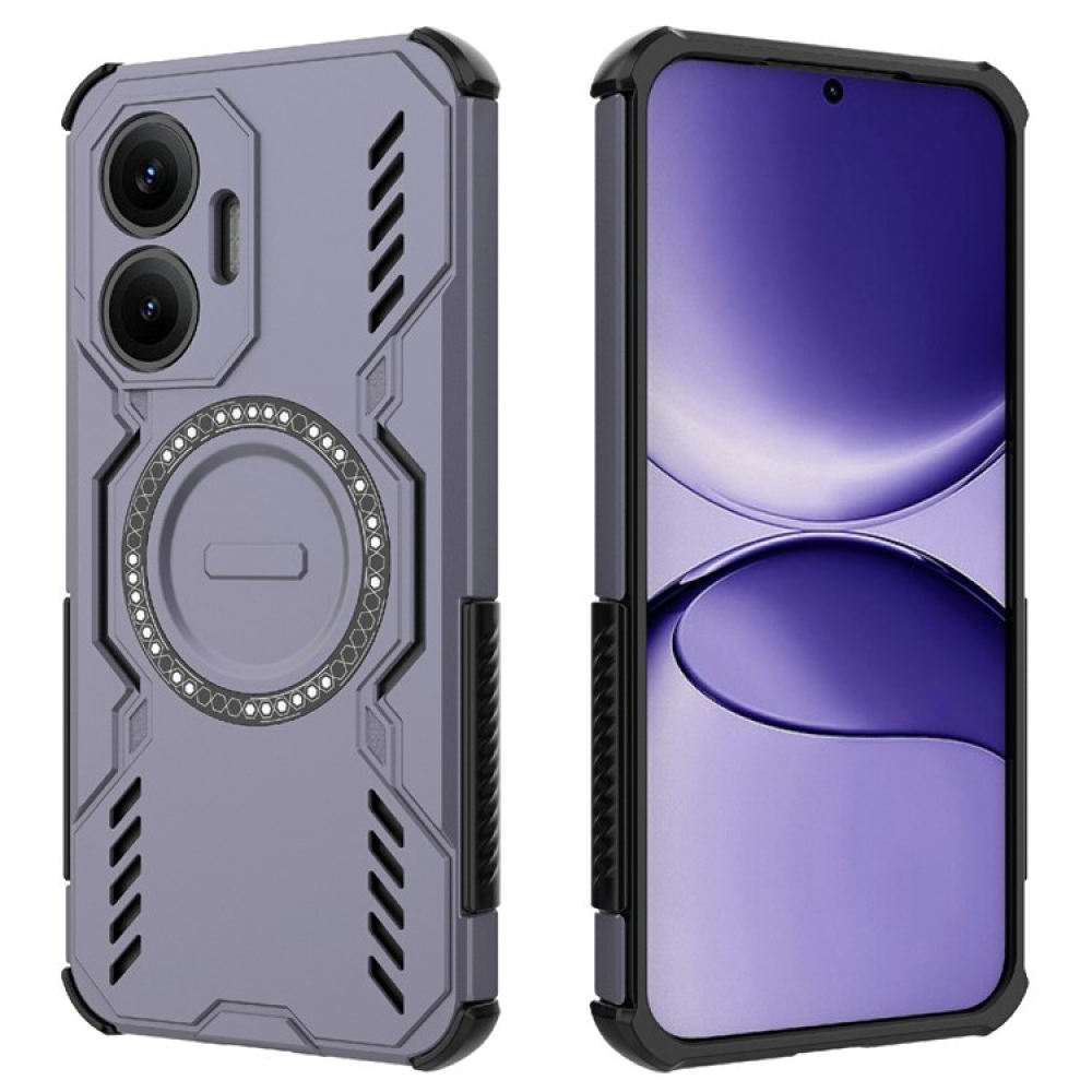 Üreges tartós burkolat MagSafe-rel a Xiaomi Poco F7 5G-n - lila