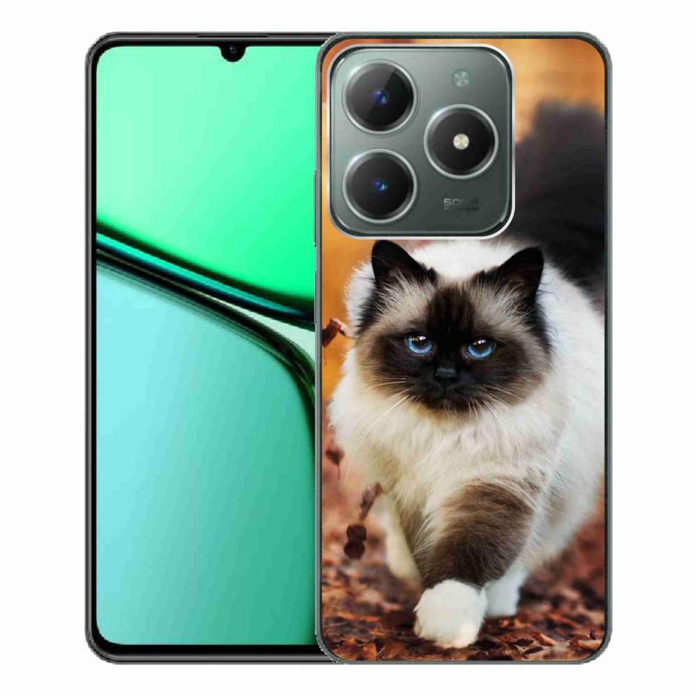 Gél tok mmCase a Realme C61 készülékhez - macska
