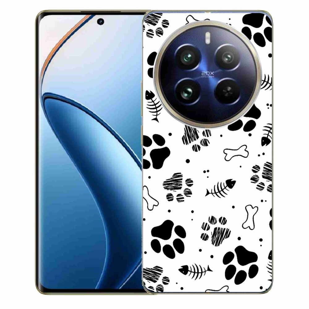 Gél borítás mmCase a Realme 12 Pro 5G/12 Pro+ 5G - kutyamancsok 1