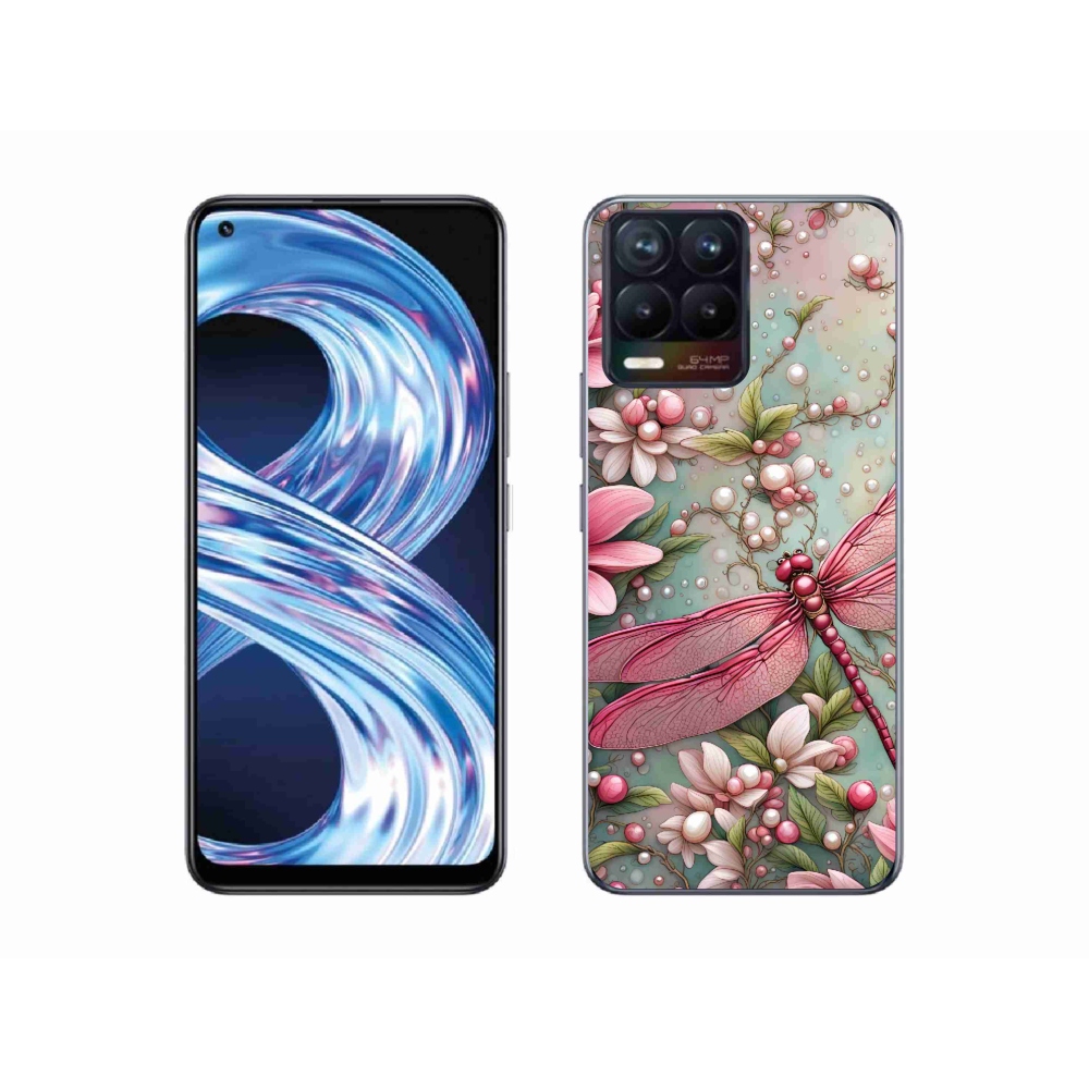 Gél borítás mmCase a Realme 8 Pro-hoz - szitakötő